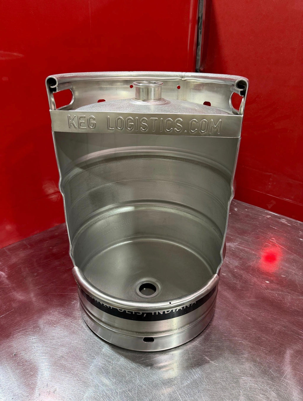 Beer Keg Urinal – Stainless Steel Handmade Industrial Urinal for Man Cave Bar Bathroom