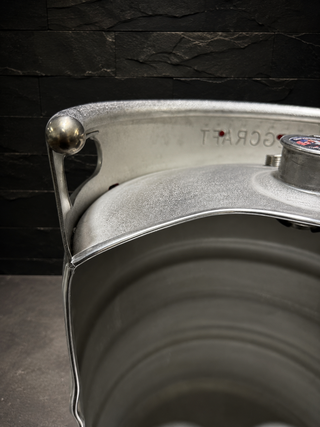 Unique Beer Keg Urinal – Industrial Stainless Steel Urinal for Man Cave Bar Decor – Wall Mounted