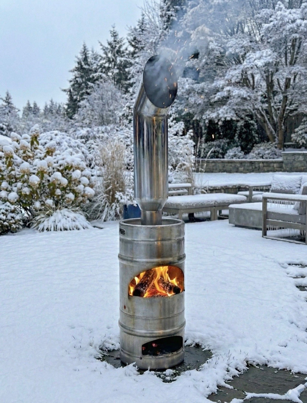 🔥 Stainless Steel Outdoor Heater / Patio Stove