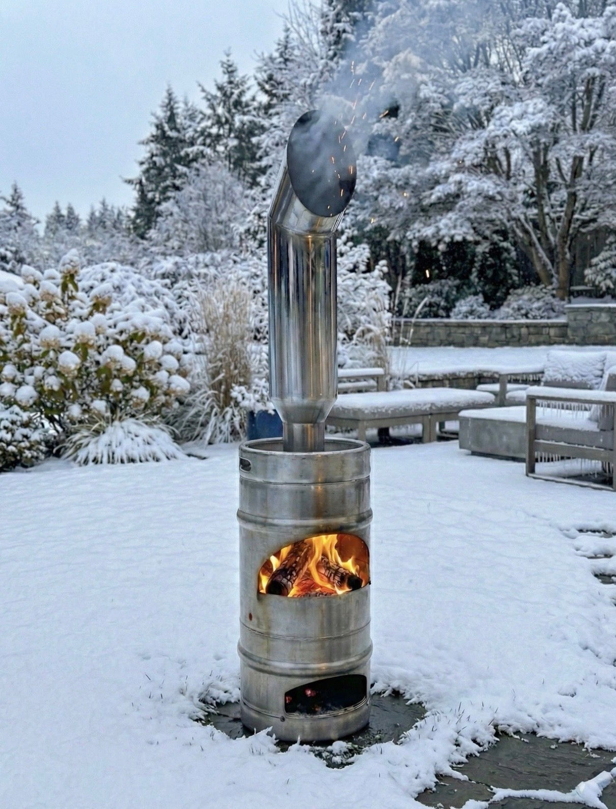 🔥 Stainless Steel Outdoor Heater / Patio Stove