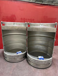 Beer Keg Urinal – Stainless Steel Handmade Industrial Urinal for Man Cave Bar Bathroom