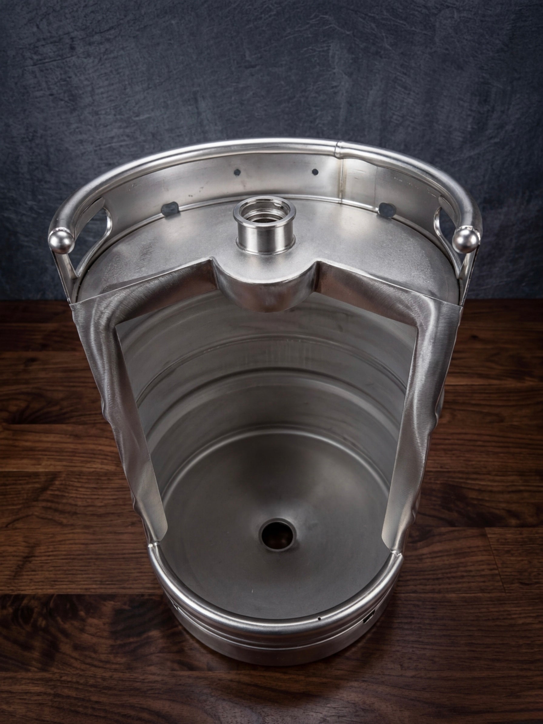 Beer Keg Premium Urinal – Stainless Steel Industrial Urinal for Man Cave and Bar Bathroom