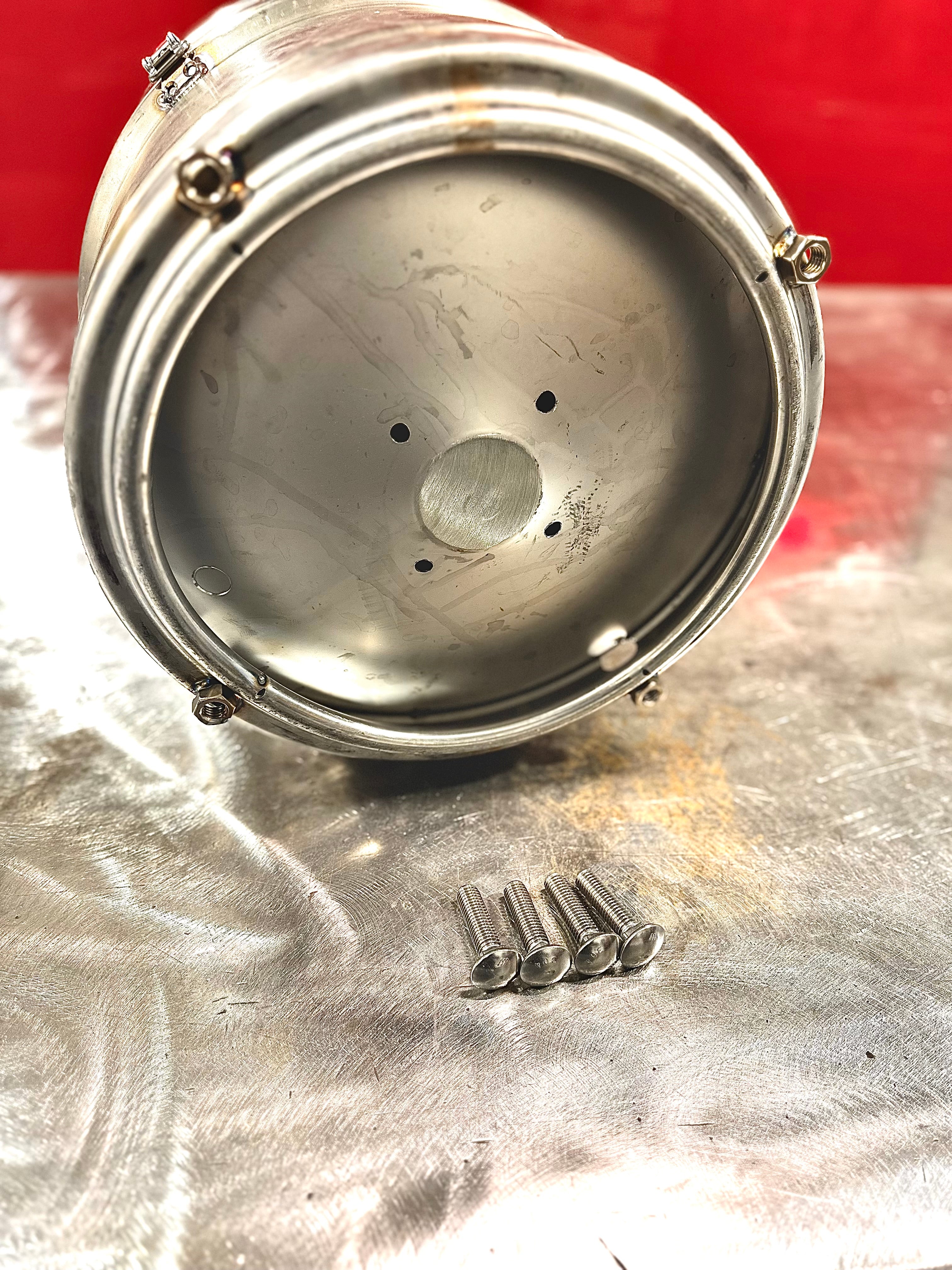 5-in-1 Beer Keg Grill – Stainless Steel BBQ Fire Pit Smoker Camping Stove Portable Outdoor Grill