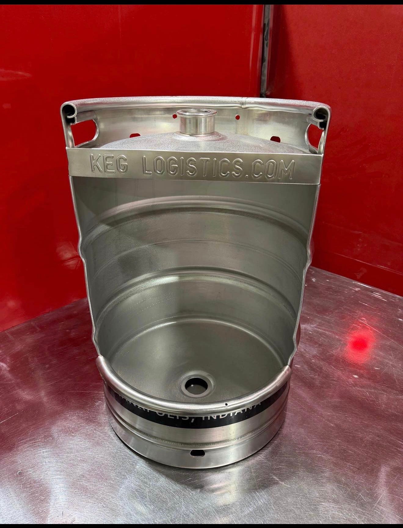 Beer Keg Urinal – Stainless Steel Handmade Industrial Urinal for Man Cave Bar Bathroom
