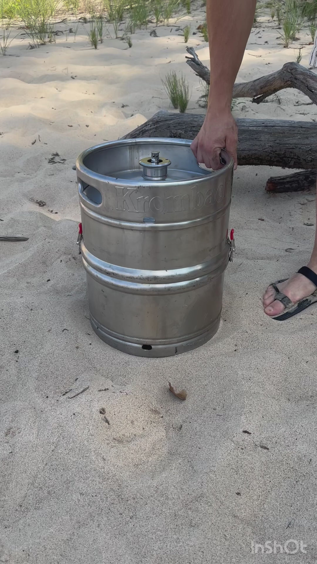 5-in-1 Beer Keg Grill – Stainless Steel BBQ Fire Pit Smoker Camping Stove Portable Outdoor Grill