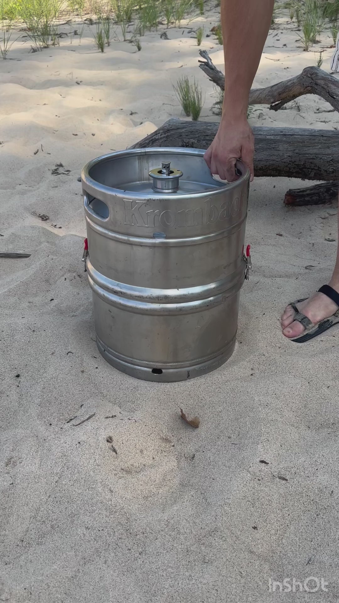 5-in-1 Beer Keg Grill – Stainless Steel BBQ Fire Pit Smoker Camping Stove Portable Outdoor Grill